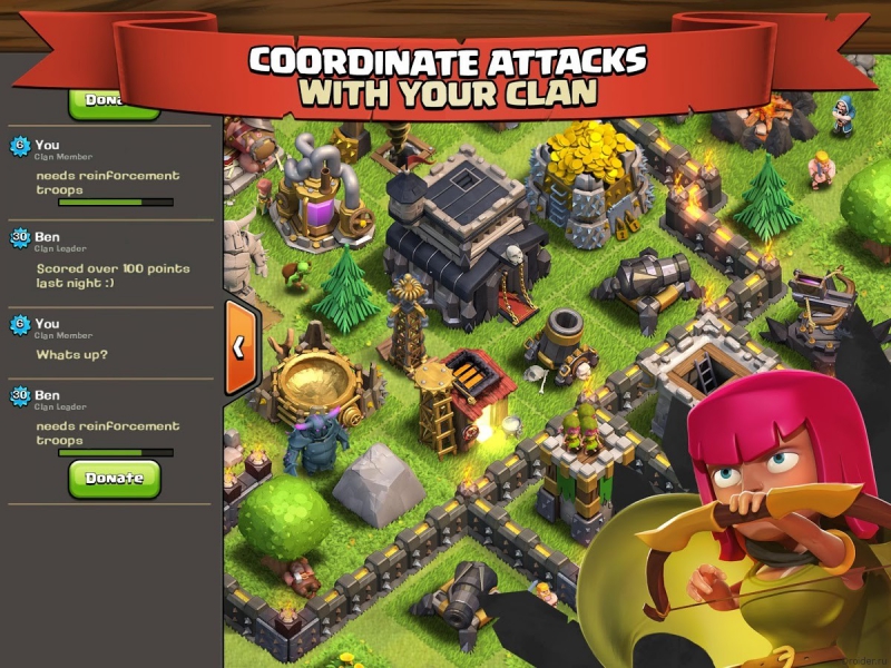 Clash Of Clans - Саня Вольф заходит в игру