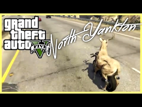 GTA 5 - Playing as Animals and visiting North Yankton