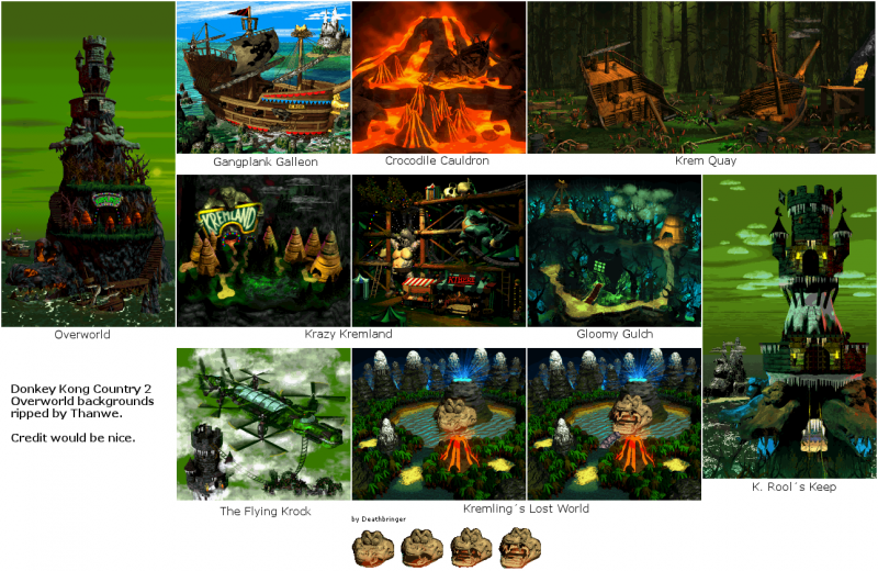 B02 - Donkey Kong Country - Overworld